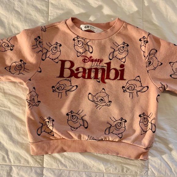 H&M Disney Bambi Sweatshirt 2T - Picture 5 of 15